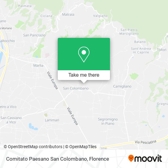 Comitato Paesano San Colombano map