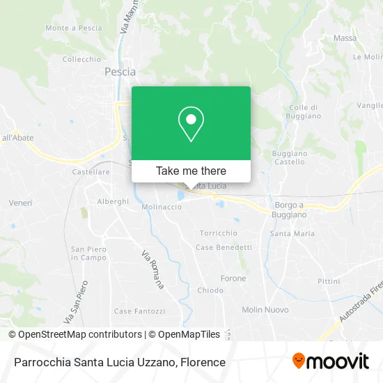 Parrocchia Santa Lucia Uzzano map