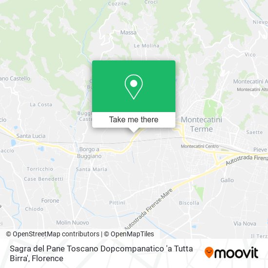 Sagra del Pane Toscano Dopcompanatico 'a Tutta Birra' map