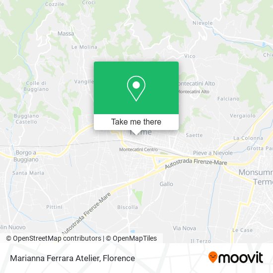 Marianna Ferrara Atelier map