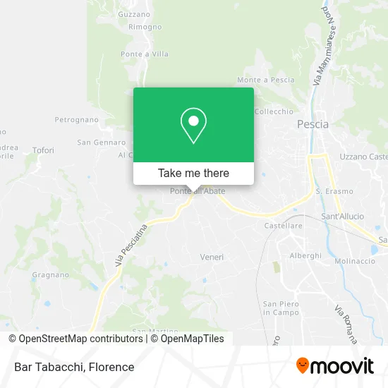 Bar Tabacchi map