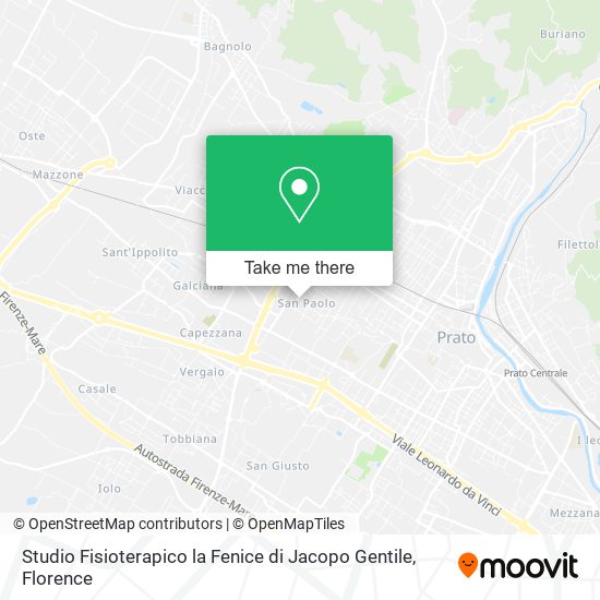Studio Fisioterapico la Fenice di Jacopo Gentile map