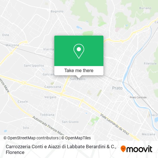 Carrozzeria Conti e Aiazzi di Labbate Berardini & C. map