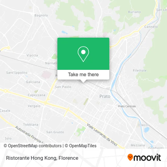 Hong Kong Restaurant map