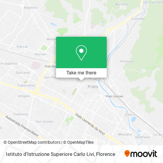 Istituto d'Istruzione Superiore Carlo Livi map