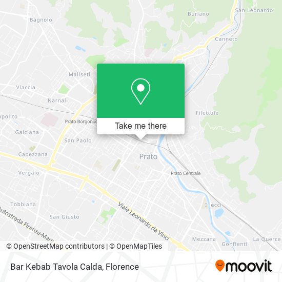 Bar Kebab Tavola Calda map