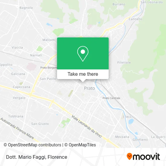 Dott. Mario Faggi map