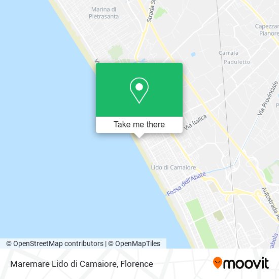 Maremare Lido di Camaiore map