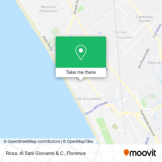 Rosa. di Sani Giovanni & C. map