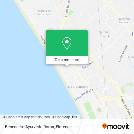 Benessere Ayurveda Roma map