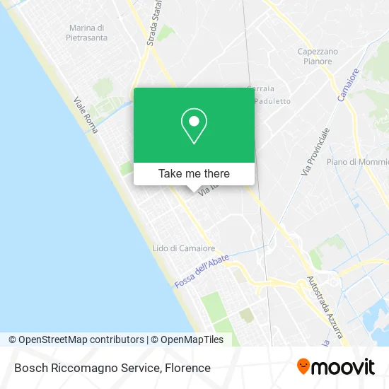 Bosch Riccomagno Service map