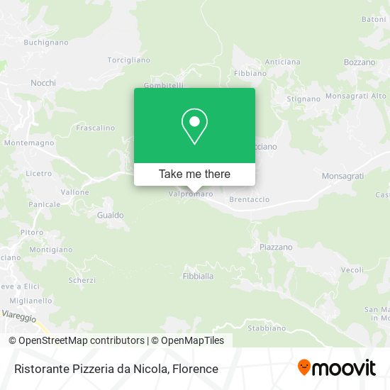 Ristorante Pizzeria da Nicola map