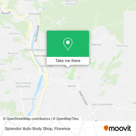 Splendor Auto Body Shop map