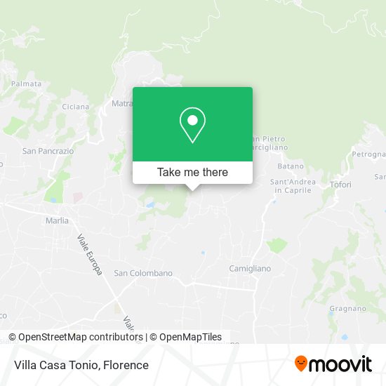 Villa Casa Tonio map