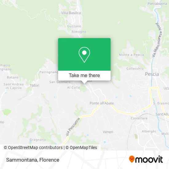 Sammontana map