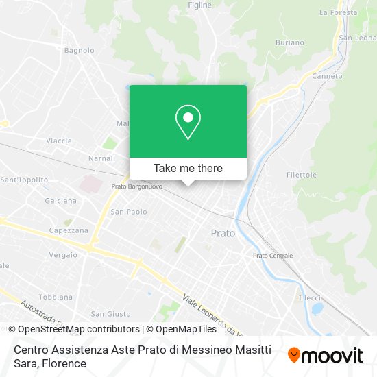 Centro Assistenza Aste Prato di Messineo Masitti Sara map