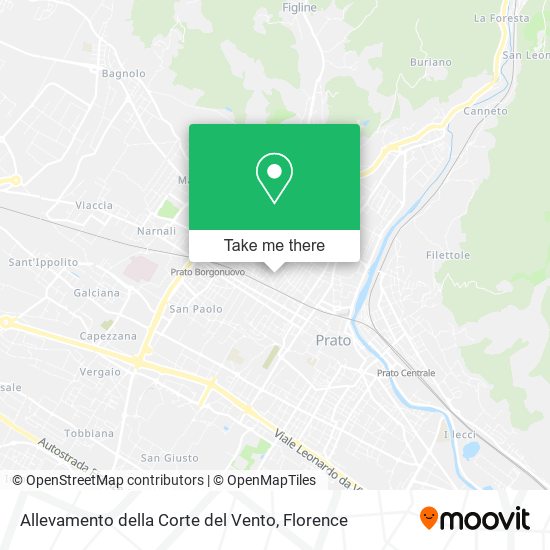 Allevamento della Corte del Vento map