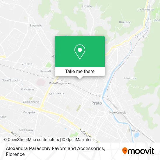 Alexandra Paraschiv Favors and Accessories map