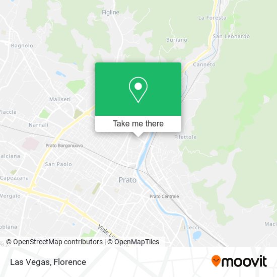 Las Vegas map