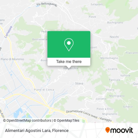 Alimentari Agostini Lara map