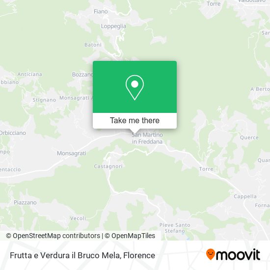 Frutta e Verdura il Bruco Mela map