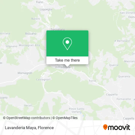 Lavanderia Maya map