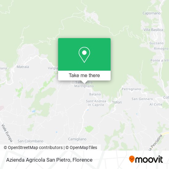 Azienda Agricola San Pietro map