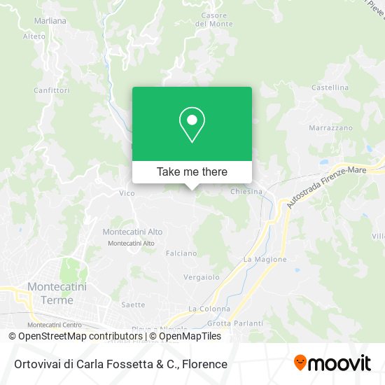 Ortovivai di Carla Fossetta & C. map