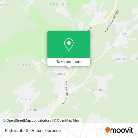 Ristorante Gli Alberi map