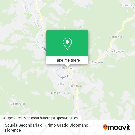 Scuola Secondaria di Primo Grado Dicomano map