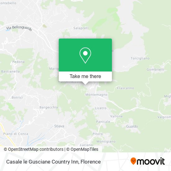 Casale le Gusciane Country Inn map