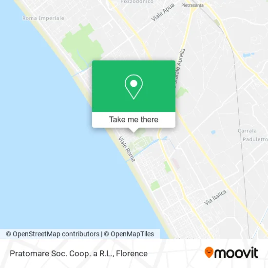 Pratomare Soc. Coop. a R.L. map