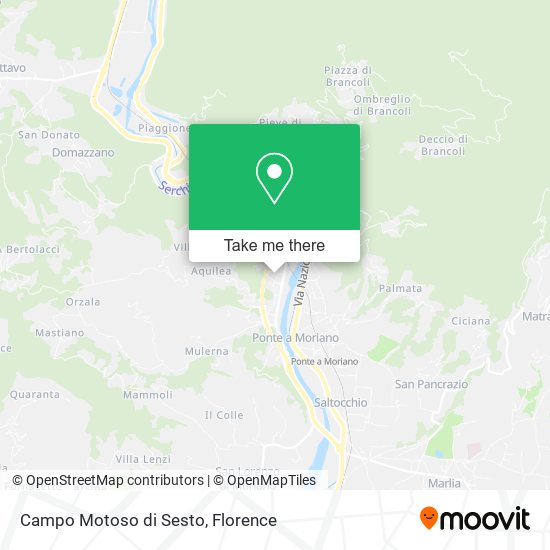 Campo Motoso di Sesto map