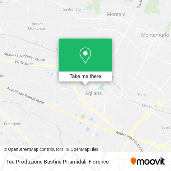 Tèa Produzione Bustine Piramidali map