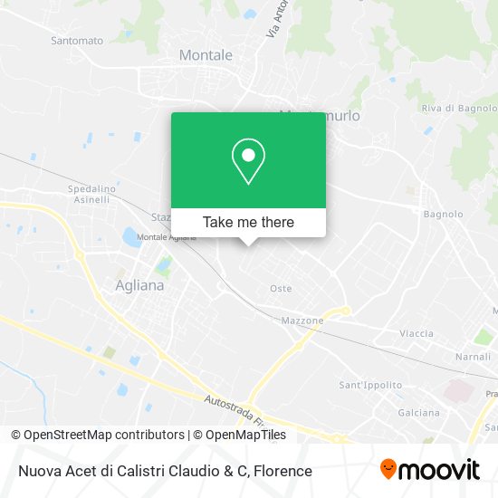 Nuova Acet di Calistri Claudio & C map