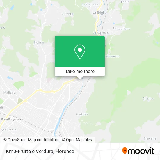 Km0-Fruits and Vegetables map