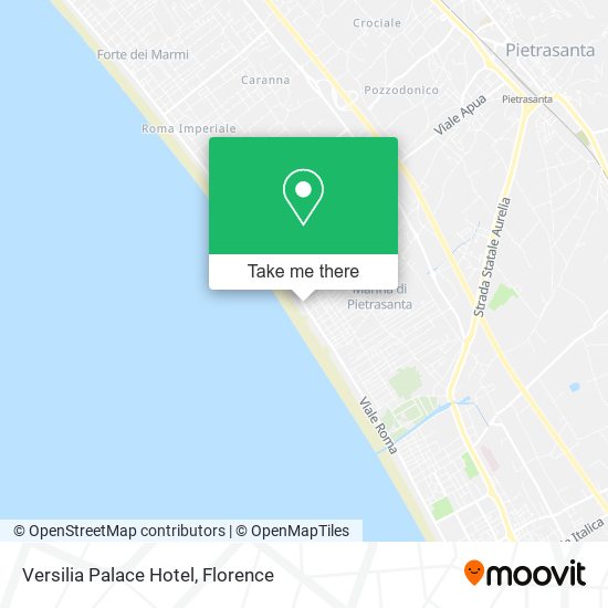 Versilia Palace Hotel map