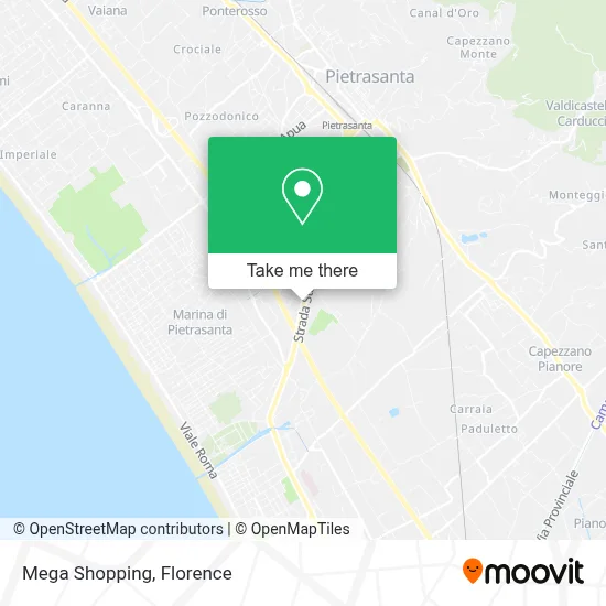 Mega Shopping map