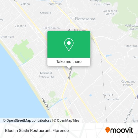 Bluefin Sushi Restaurant map