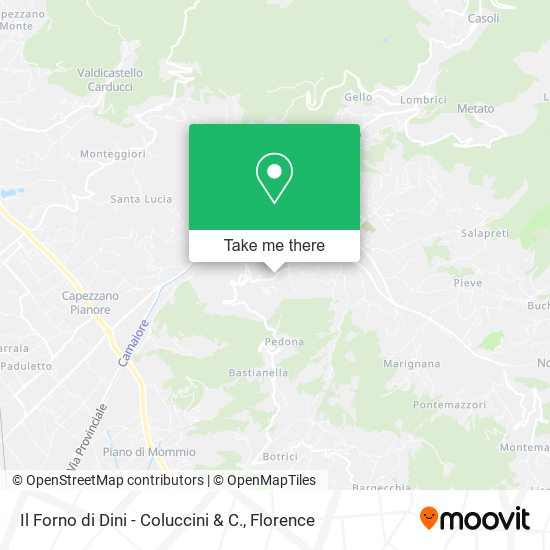 Il Forno di Dini - Coluccini & C. map