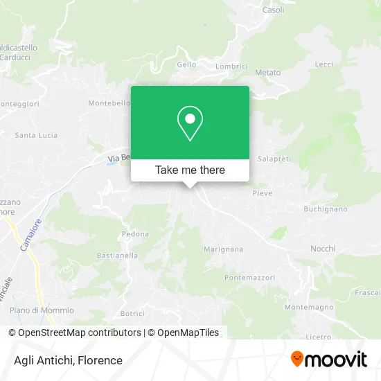 Agli Antichi map
