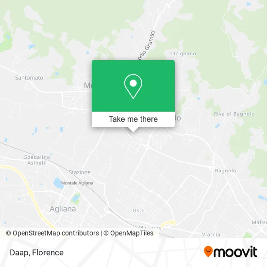 Daap map