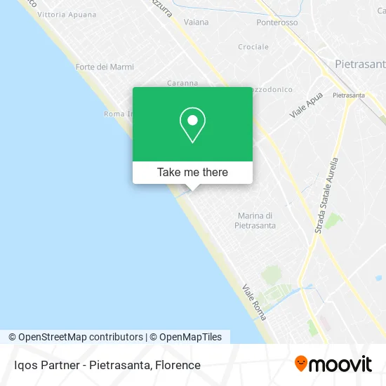 Iqos Partner - Pietrasanta map