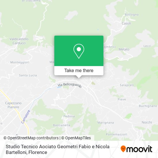 Studio Tecnico Aociato Geometri Fabio e Nicola Bartelloni map