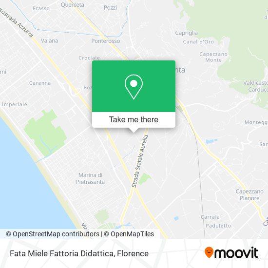 Fata Miele Fattoria Didattica map