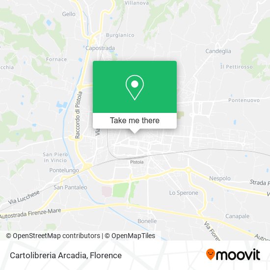 Cartolibreria Arcadia map