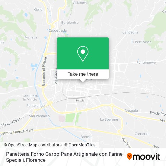 Panetteria Forno Garbo Pane Artigianale con Farine Speciali map