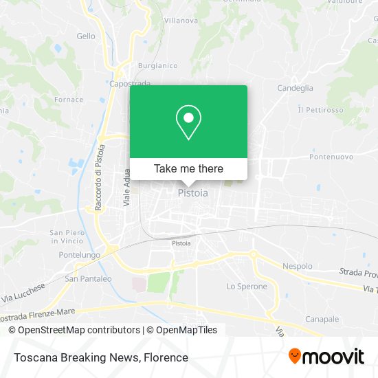 Toscana Breaking News map