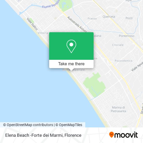 Elena Beach -Forte dei Marmi map