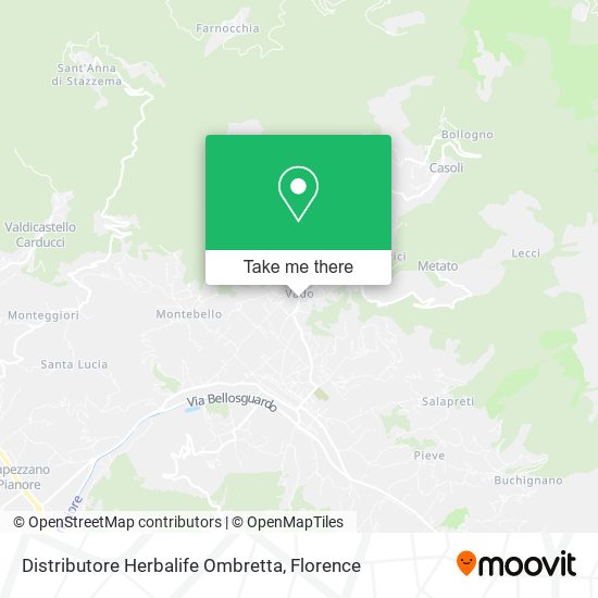 Distributore Herbalife Ombretta map